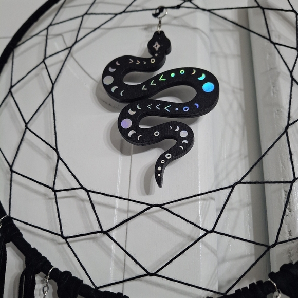 Moon Snake Dream Catcher - Picture 3 of 7